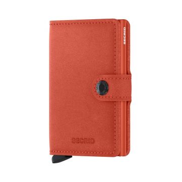 Secrid portofel de piele Miniwallet Original Orange culoarea portocaliu