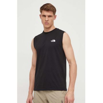 The North Face tricou barbati, culoarea negru