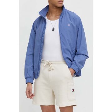 Tommy Jeans pantaloni scurți din bumbac culoarea bej DM0DM18479