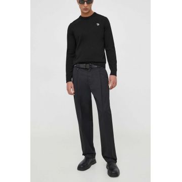 Won Hundred pantaloni barbati, culoarea negru, drept