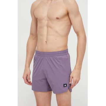 adidas pantaloni scurți de baie culoarea violet IR6206