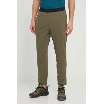 adidas TERREX pantaloni sport TERREX Multi bărbați, culoarea verde IN0019