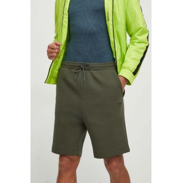 BOSS Green pantaloni scurți bărbați, culoarea verde 50506120