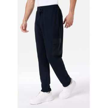 Pantaloni de trening cargo cu talie ajustabila