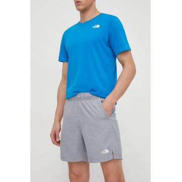 The North Face pantaloni scurti sport barbati, culoarea gri