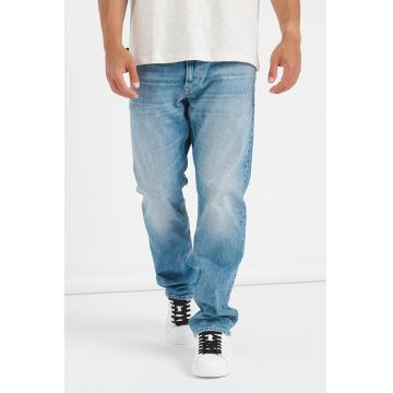 Blugi drepti Mosa - Albastru pal