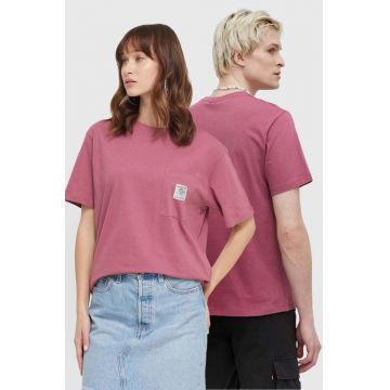 Kaotiko tricou din bumbac culoarea roz, cu imprimeu