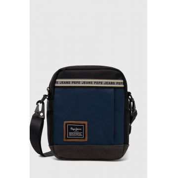 Pepe Jeans borseta culoarea albastru marin