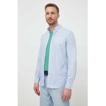 Pepe Jeans camasa din bumbac Prince barbati, cu guler button-down, regular