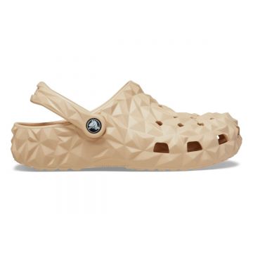 Saboti Crocs Classic Geometric Clog Bej - Shitake