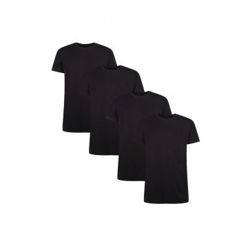 Set de tricouri Ruben - 4 piese - Negru