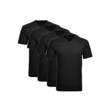 Set de tricouri de casa cu decolteu in V - 4 piese