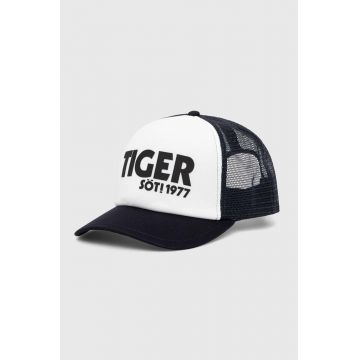 Tiger Of Sweden sapca culoarea albastru marin, cu imprimeu