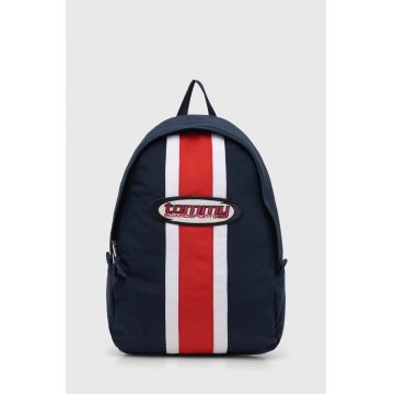 Tommy Jeans rucsac barbati, culoarea albastru marin, mare, modelator