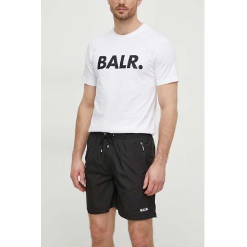 BALR. pantaloni scurti de baie barbati, culoarea negru BALR. pantaloni scurti de baie barbati, culoarea negru