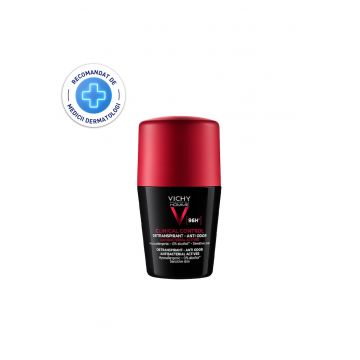 Deodorant roll-on antiperspirant pentru barbati  Homme clinical control 96H - 50 ml