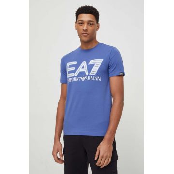 EA7 Emporio Armani tricou barbati, cu imprimeu