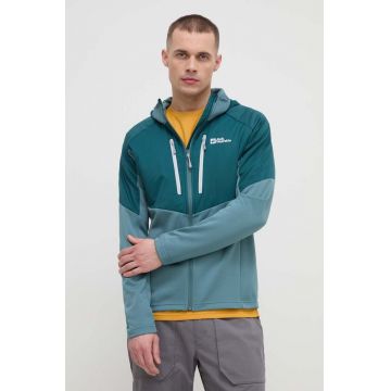 Jack Wolfskin geaca sport Alpgrat Pro Ins Fz culoarea verde