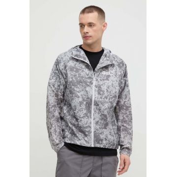 Jack Wolfskin jacheta de exterior Prelight Wind culoarea gri