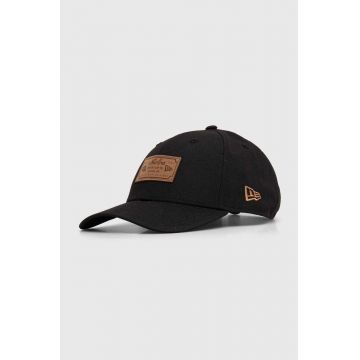 New Era sapca culoarea negru, cu imprimeu