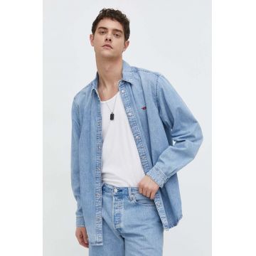 Diesel cămașă jeans bărbați, cu guler clasic, regular A03534.068KC