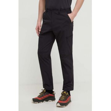 Jack Wolfskin pantaloni de exterior Wanderthirst culoarea negru