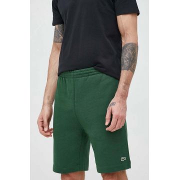 Lacoste pantaloni scurti barbati, culoarea verde