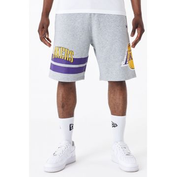 Pantaloni scurti cu imprmeu logo si buzunare laterale LA Lakers