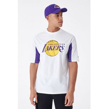 Tricou de bumbac cu imprimeu logo LA Lakers