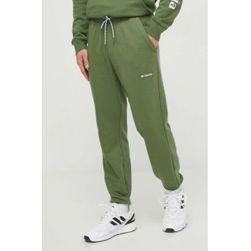Columbia pantaloni de trening culoarea verde