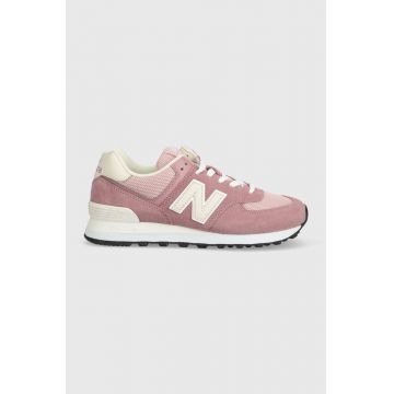 New Balance sneakers 574 culoarea roz, U574BWE