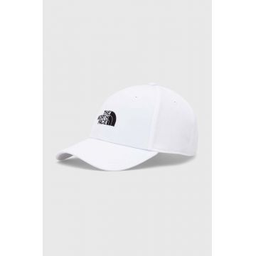 The North Face sapca Recycled 66 Classic Hat culoarea alb, cu imprimeu, NF0A4VSVFN41