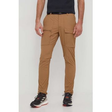 Columbia pantaloni de exterior Maxtrail culoarea maro 1990501