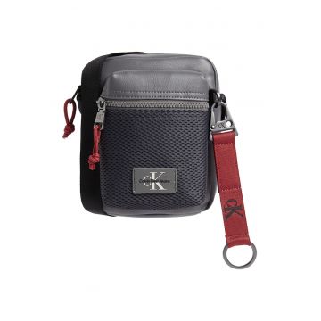 Geanta crossbody de piele ecologica texturata