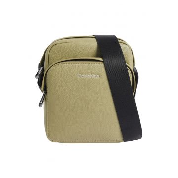 Geanta crossbody din piele ecologica cu logo