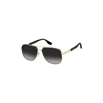 Ochelari de soare aviator cu lentile in degrade - Auriu/Gri antracit