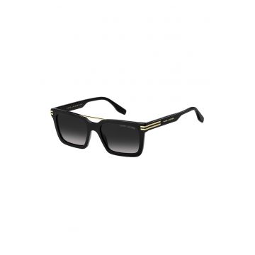 Ochelari de soare cu model dreptunghiular - Auriu/Negru