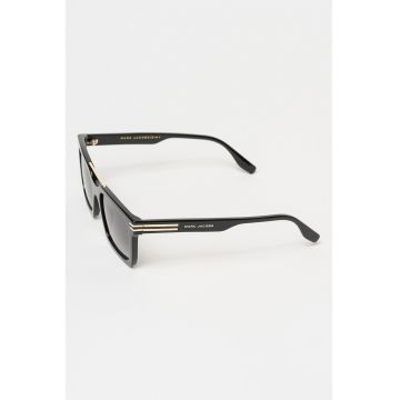 Ochelari de soare cu model dreptunghiular - Auriu/Negru