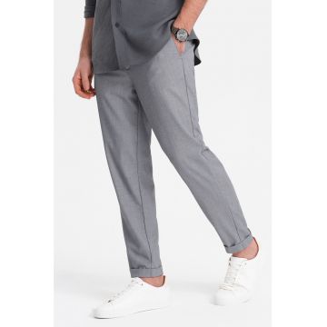 Pantaloni chino cu buzunare oblice