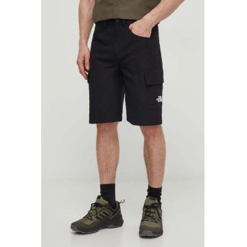 The North Face pantaloni scurti barbati, culoarea negru