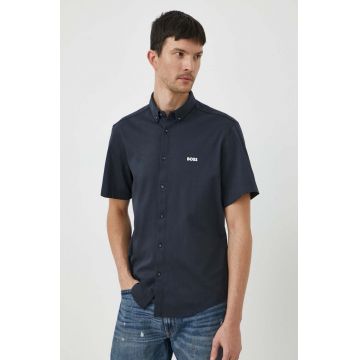 BOSS Green cămașă din bumbac bărbați, cu guler button-down, regular 50512005