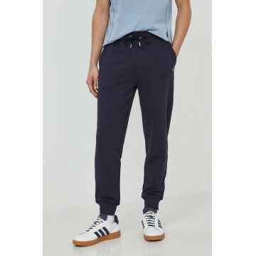 Gant pantaloni de trening culoarea albastru marin, melanj