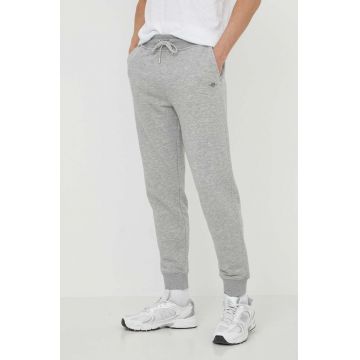 Gant pantaloni de trening culoarea gri, melanj