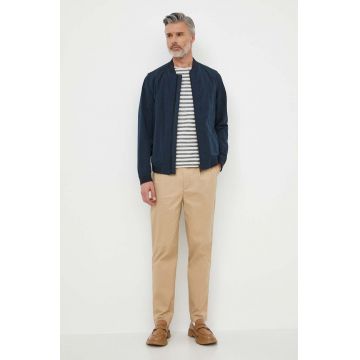 Michael Kors pantaloni barbati, culoarea bej, mulata