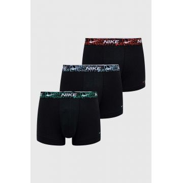 Nike boxeri 3-pack barbati, culoarea negru