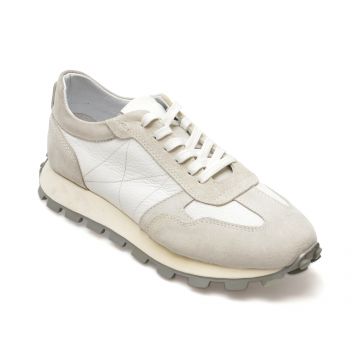 Pantofi sport GRYXX albi, M73191, din piele naturala