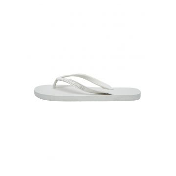 Papuci flip-flop de cauciuc - Alb murdar