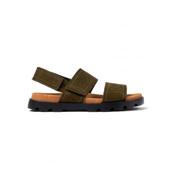 Sandals de piele intoarsa cu velcro Brutus 22261