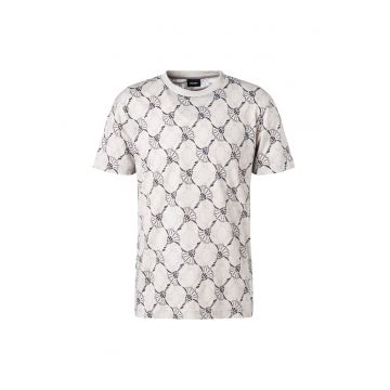 Tricou cu decolteu la baza gatului si model Bartek
