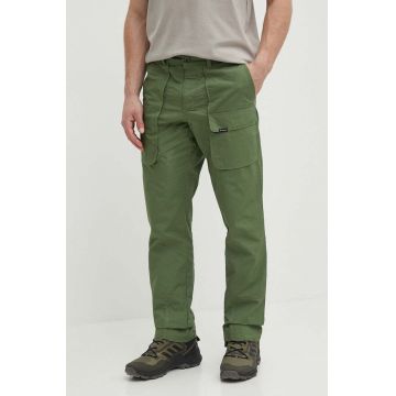 Columbia pantaloni Landroamer Cargo barbati, culoarea verde, drept, 2076041